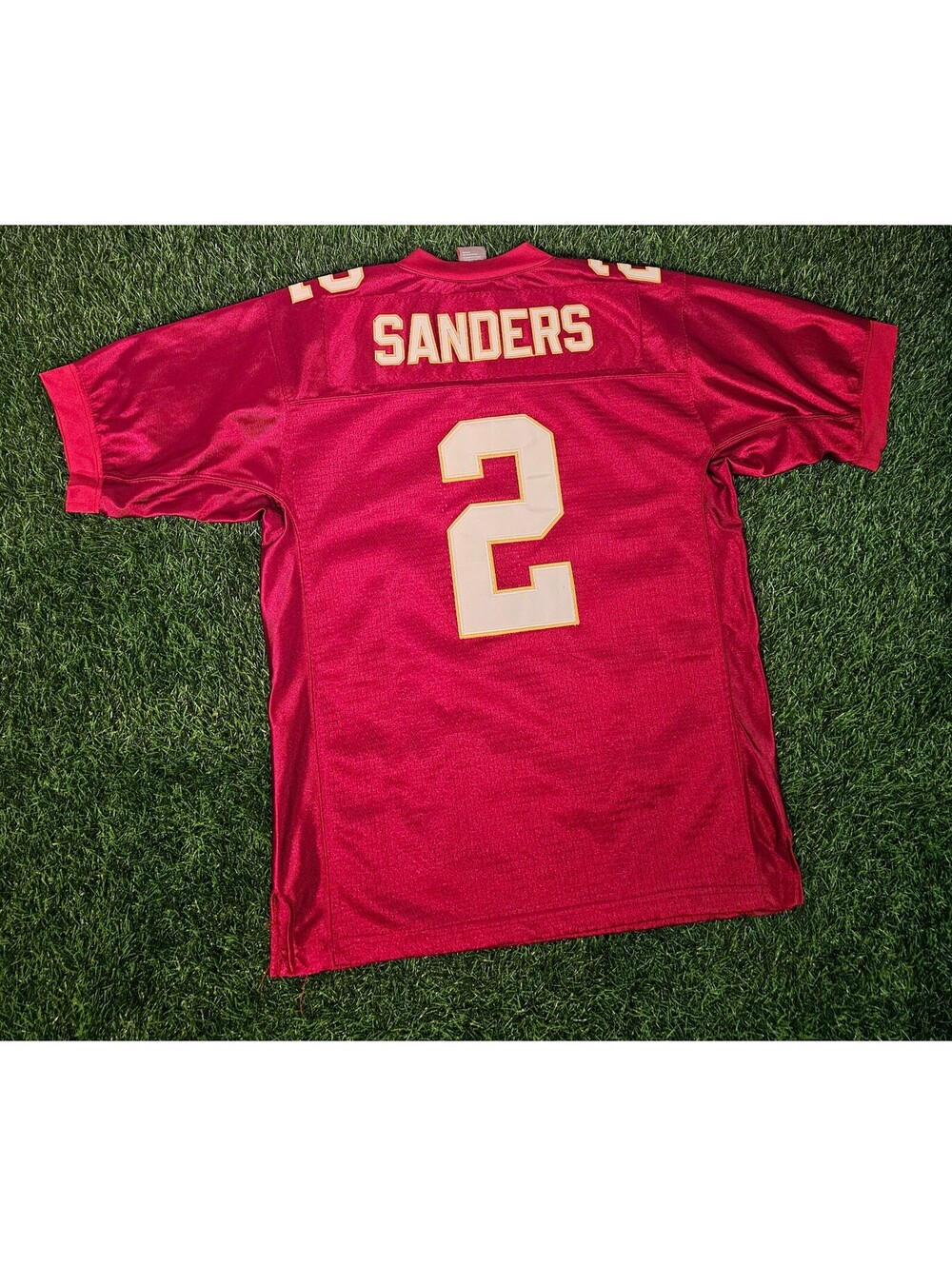 Florida State Nike Team Vintage Sanders #2 FSU Football Jersey Youth Large